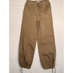 Nicole Miller Women's 27x30.5" Green Drawstring Comfort Lounge Cargo Pants‎ XS